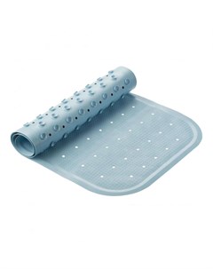 Резиновый коврик для ванны антискользящий с отверстиями голубой 34 5х76 см Roxy kids