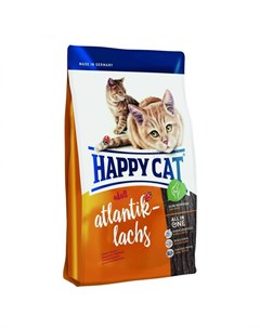 Сухой корм для кошек Атлантический лосось 300 г Happy cat