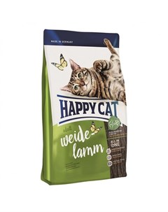 Сухой корм для кошек Пастбищный ягненок 1 4 кг Happy cat