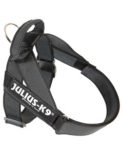 Шлейка для собак Ремни IDC Color Gray размер 3 84 113 см 40 70 кг черная Julius-k9