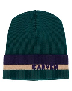 Carven шапка бини ребристой вязки Carven