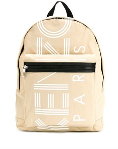 Kenzo большой рюкзак с логотипом нейтральные цвета Kenzo
