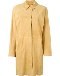 Desa 1972 пальто на пуговицах 32 желтый Desa 1972