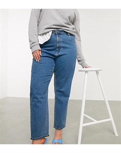 Темные джинсы в винтажном стиле ASOS DESIGN Curve recycled farleigh Asos curve