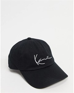 Черная кепка с логотипом Karl kani
