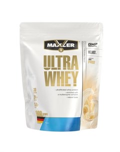 Протеин Ultra Whey банановый молочный коктейль 900 г Maxler