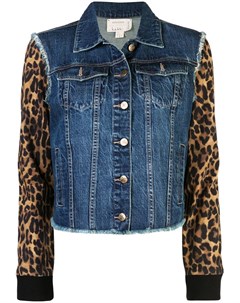 Nicole miller джинсовая куртка с леопардовым принтом Nicole miller