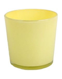 Кашпо Влада d14 5 H12 5 керамическое желтое Ninaglass