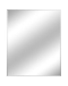 Зеркало для ванной прямоугольное белое 50х40 см Без бренда