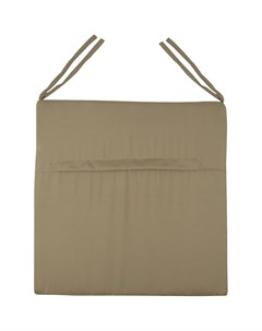 Подушка на стул Кэмел 40x40 см коричневая Без бренда