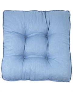 Подушка на стул 40х40 см синяя Без бренда