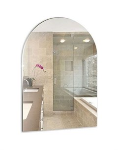 Зеркало для ванной 410 39х58 см серебро Без бренда