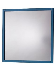 Зеркало для ванной 75х75 см синее Без бренда