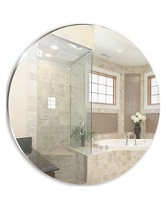 Зеркало для ванной 00000085 40х40 см серебро Без бренда