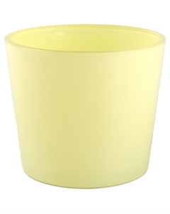 Кашпо Бетти d11 5 см 0 6 л стеклянное желтое Ninaglass