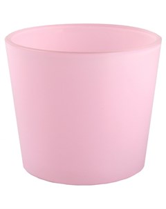 Кашпо Бетти d11 5 см 0 6 л стеклянное розовое Ninaglass