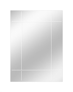 Зеркало для ванной прямоугольное белое 60х45 см Без бренда