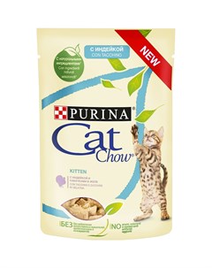 Влажный корм для котят Cat chow