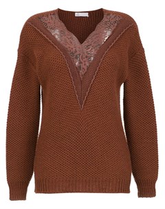 Nk свитер с кружевными вставками Nk