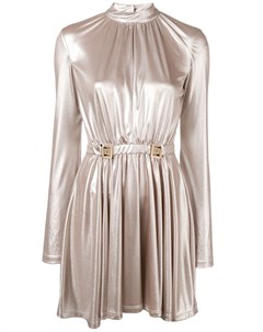 Versace collection платье мини с длинными рукавами нейтральные цвета Versace collection