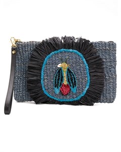 Aranaz клатч плетеного дизайна с декором в виде жука Aranaz