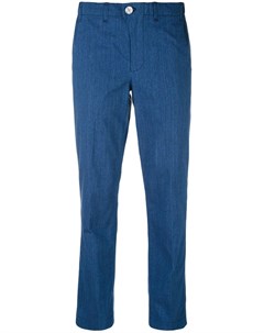 Julien david брюки стандартного кроя с эластичным поясом s синий Julien david