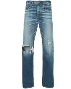 Hysteric glamour прямые джинсы с эффектом потертости Hysteric glamour