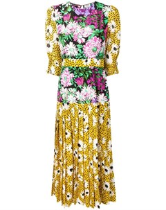 Rixo london леопардовое платье с цветочным принтом Rixo london