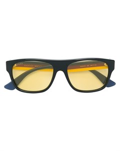 Gucci eyewear солнцезащитные очки с полосатыми дужками один размер разноцветный Gucci eyewear