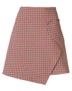 Vivetta юбка в клетку с карманом в форме сердца 44 нейтральные цвета Vivetta