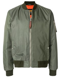 Schott классическая куртка бомбер l зеленый Schott