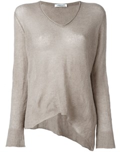 Lamberto losani блузка с v образным вырезом нейтральные цвета Lamberto losani