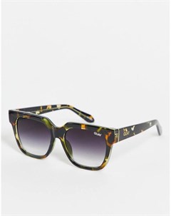 Квадратные солнцезащитные очки в стиле унисекс с камуфляжной оправой Quay PSA Quay australia