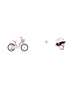 Шлем для девочки Цветы и Велосипед двухколесный Royal Baby Little Swan 12 Maxiscoo