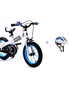 Шлем детский с регулировкой и Велосипед двухколесный Royal Baby Buttons steel RB16 15 Maxiscoo