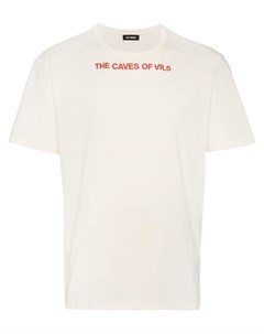 Raf simons футболка cave с круглым вырезом нейтральные цвета Raf simons