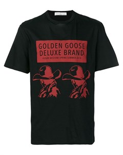 Golden goose deluxe brand футболка с принтом логотипа Golden goose deluxe brand