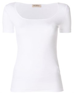 Приталенная футболка с короткими рукавами Blanca