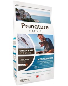 Holistic Grain Free Dog Mediterranea беззерновой для взрослых собак крупных пород Средиземноморское  Pronature