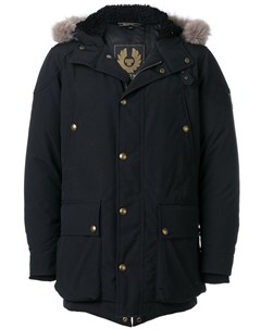 Belstaff стеганое пальто с капюшоном 54 черный Belstaff
