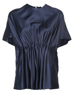 Vionnet плиссированная блузка с круглым вырезом Vionnet