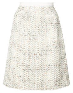 Giambattista valli а образная твидовая юбка нейтральные цвета Giambattista valli