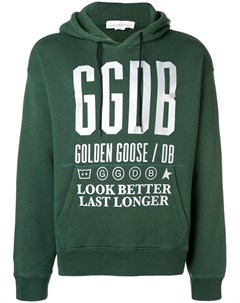 Golden goose deluxe brand толстовка с капюшоном и принтом спереди Golden goose deluxe brand