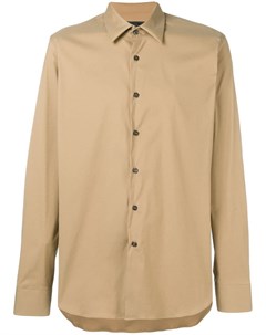 Prada классическая рубашка с длинными рукавами нейтральные цвета Prada