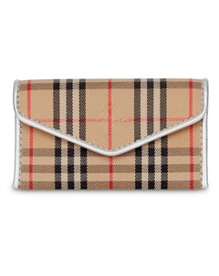 Burberry визитница в клетку в стиле 1983 ого года нейтральные цвета Burberry