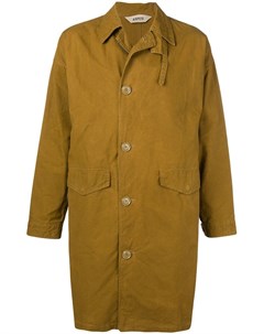 Aspesi однобортное пальто в стиле оверсайз нейтральные цвета Aspesi