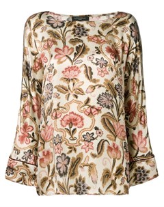 Antonelli блузка chiara с цветочным принтом 42 нейтральные цвета Antonelli
