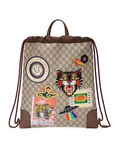 Gucci рюкзак gucci courrier с узором gg supreme нейтральные цвета Gucci
