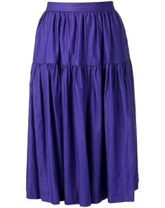 Yves saint laurent pre owned юбка со сборками 1980 х годов s фиолетовый Yves saint laurent pre-owned