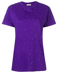 P a r o s h футболка с заклепками m фиолетовый Parosh
